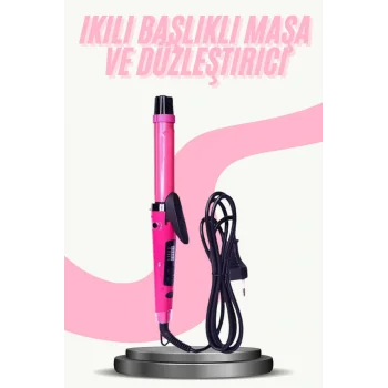 Saç Düzleştirici Şekillendirici Saç Maşası İkili Şekillendirici Isı Ayarlı