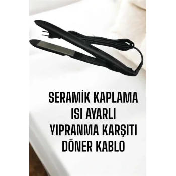 Saç Düzleştirici Yıpranma Karşıtı Keratin Bakımı Seramik Kaplama