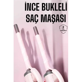 Saç Maşası 10MM İnce Bukle Taşınabilir Saç Kıvırma Çubuğu
