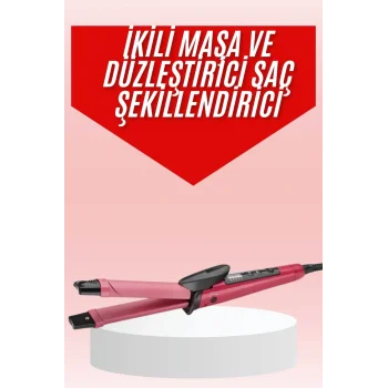 Saç Şekillendirici Düzleştirici ve Maşa Özellikli Şekillendirici Seramik Kaplama