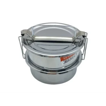 SADA GÜNEŞ ÇELİK NO-14CM ( 2Lİ ) ( METAL ) SEFER TASI ( DERİNLİK : 4.5CM ) ( TAŞIMA KULP=BAĞLAMA KANCALI )*100