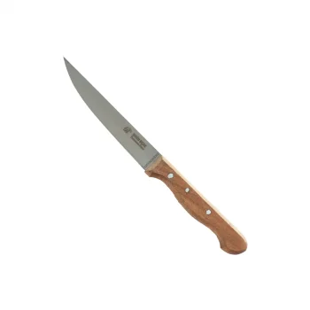 Şahin Bursa Paslanmaz Sebze Bıçağı 12 cm, Ahşap Sap