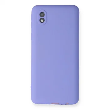 Samsung Galaxy A01 Core Kılıf First Silikon - Lila