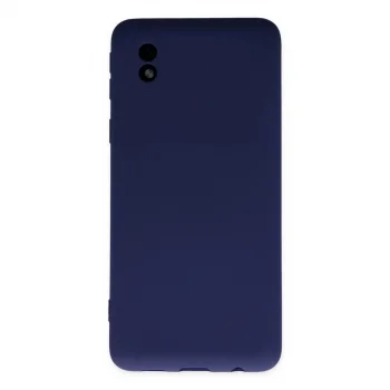 Samsung Galaxy A01 Core Kılıf Nano İçi Kadife Silikon - Lacivert