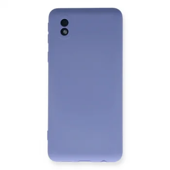 Samsung Galaxy A01 Core Kılıf Nano İçi Kadife Silikon - Lila