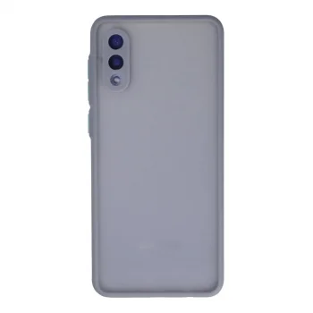 Samsung Galaxy A02 Kılıf Montreal Silikon Kapak - Gri