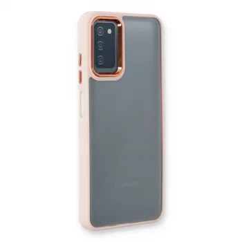 Samsung Galaxy A03s Kılıf Dora Kapak - Pudra