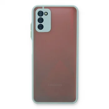 Samsung Galaxy A03s Kılıf Montreal Silikon Kapak - Turkuaz