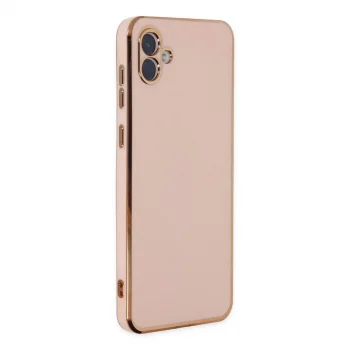 Samsung Galaxy A04 Kılıf Volet Silikon - Pembe