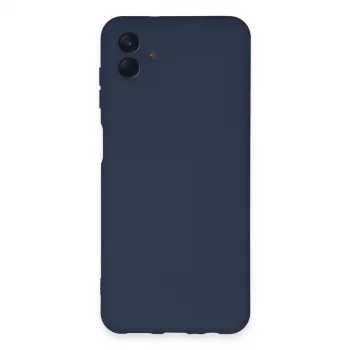 Samsung Galaxy A04e Kılıf Nano İçi Kadife Silikon - Lacivert