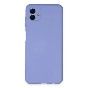 Samsung Galaxy A04e Kılıf Nano İçi Kadife Silikon - Lila