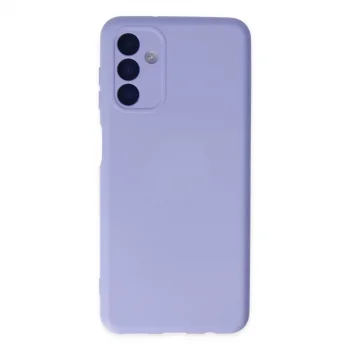 Samsung Galaxy A04s Kılıf Nano İçi Kadife Silikon - Lila