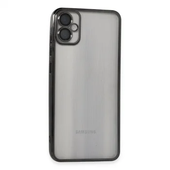 Samsung Galaxy A05 Kılıf Razer Lensli Silikon - Siyah