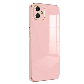 Samsung Galaxy A05 Kılıf Volet Silikon - Pembe