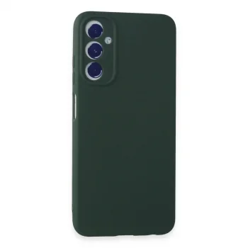 Samsung Galaxy A05s Kılıf First Silikon - Koyu Yeşil