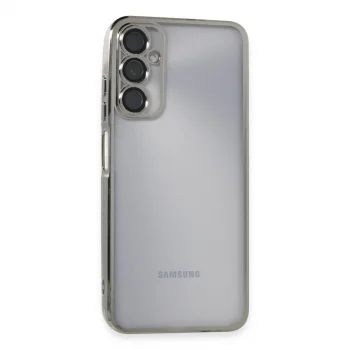 Samsung Galaxy A05s Kılıf Razer Lensli Silikon - Gümüş