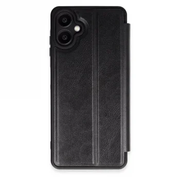Samsung Galaxy A06 Kılıf Flip Cover - Siyah