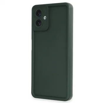Samsung Galaxy A06 Kılıf Viera Silikon - Koyu Yeşil