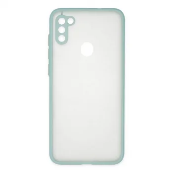 Samsung Galaxy A11 Kılıf Montreal Silikon Kapak - Turkuaz