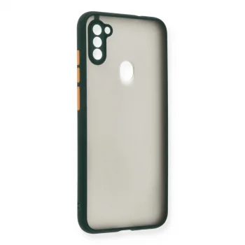 Samsung Galaxy A11 Kılıf Montreal Silikon Kapak - Yeşil