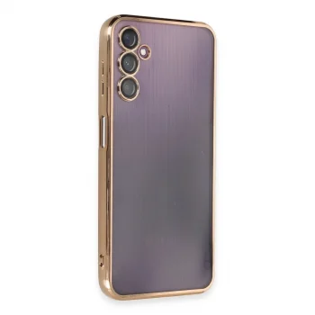 Samsung Galaxy A14 4g Kılıf Razer Lensli Silikon - Gold