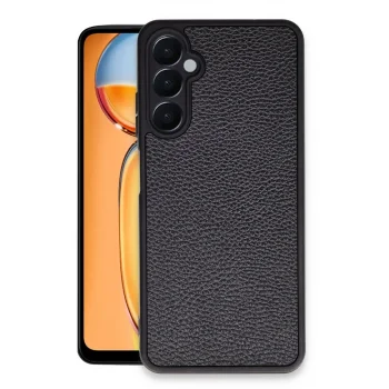 Samsung Galaxy A15 4g Kılıf Aras Deri Kapak - Siyah