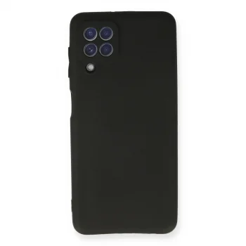 Samsung Galaxy A22 Kılıf First Silikon - Siyah