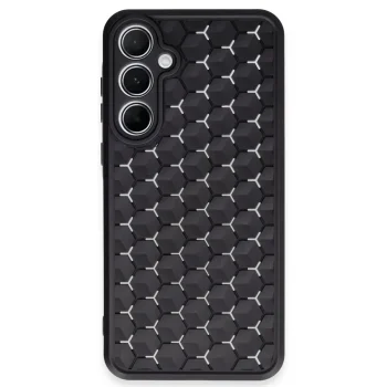 Samsung Galaxy A35 5g Kılıf Petek Silikon Kapak - Siyah