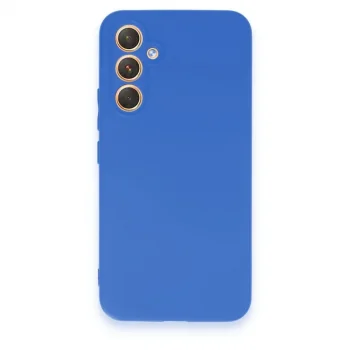 Samsung Galaxy A54 5g Kılıf First Silikon - Mavi