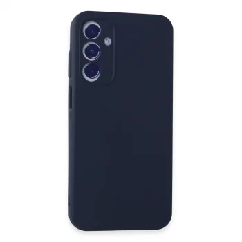Samsung Galaxy A55 5g Kılıf First Silikon - Lacivert