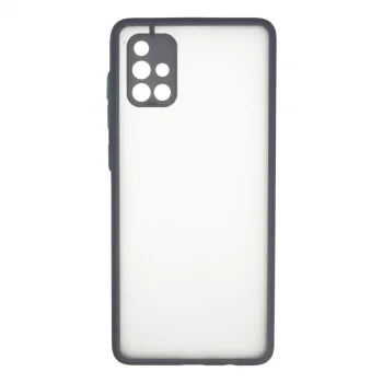 Samsung Galaxy A71 Kılıf Montreal Silikon Kapak - Gri
