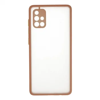 Samsung Galaxy A71 Kılıf Montreal Silikon Kapak - Pembe