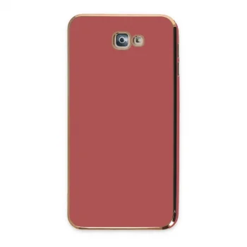 Samsung Galaxy J7 Prime Kılıf Volet Silikon - Kırmızı
