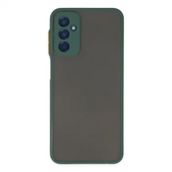 Samsung Galaxy M13 Kılıf Montreal Silikon Kapak - Yeşil