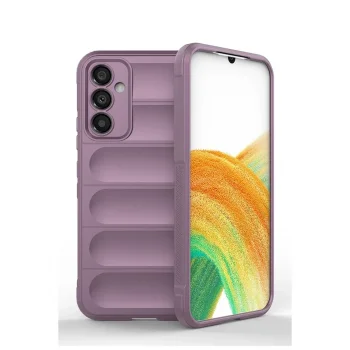 Samsung Galaxy M14 5g Kılıf Optimum Silikon - Mor