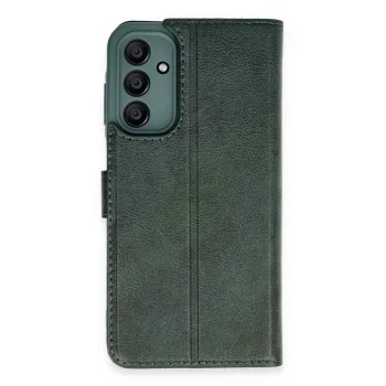 Samsung Galaxy M15 Kılıf Trend S Plus Kapaklı Kılıf - Yeşil