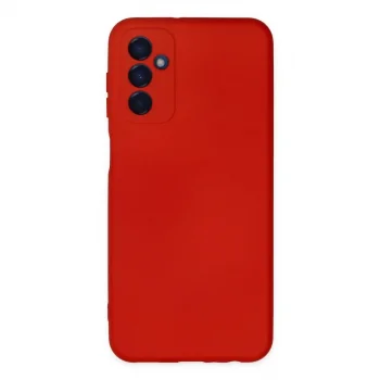 Samsung Galaxy M23 Kılıf Nano İçi Kadife Silikon - Kırmızı
