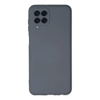Samsung Galaxy M33 Kılıf Nano İçi Kadife Silikon - Gri