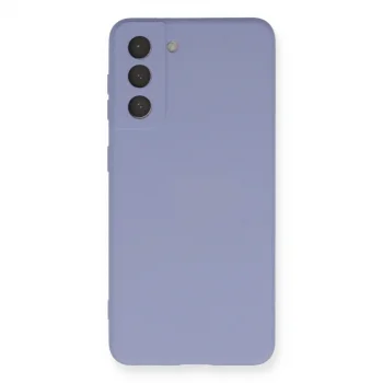 Samsung Galaxy S21 Kılıf Nano İçi Kadife Silikon - Lila