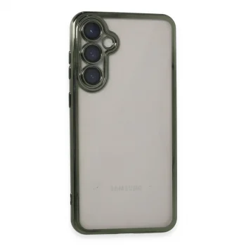 Samsung Galaxy S23 Fe Kılıf Razer Lensli Silikon - Yeşil