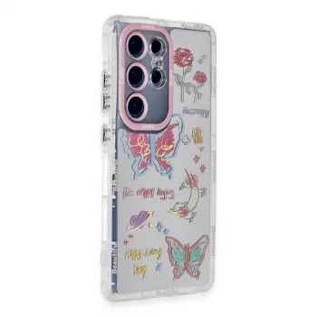 Samsung Galaxy S23 Ultra Kılıf Reflexion Desenli Kapak - Desen 8