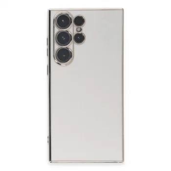 Samsung Galaxy S23 Ultra Kılıf Volet Silikon - Beyaz