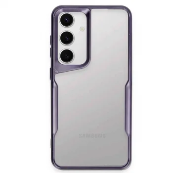 Samsung Galaxy S24 Kılıf Boyi Silikon Kapak - Derin Mor