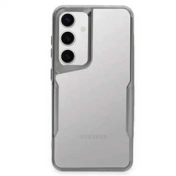 Samsung Galaxy S24 Kılıf Boyi Silikon Kapak - Gümüş