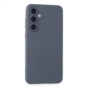 Samsung Galaxy S24 Kılıf Nano İçi Kadife Silikon - Gri