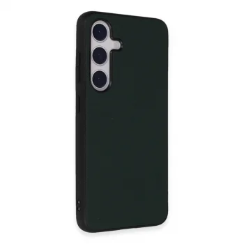 Samsung Galaxy S24 Kılıf Taft Kapak - Koyu Yeşil