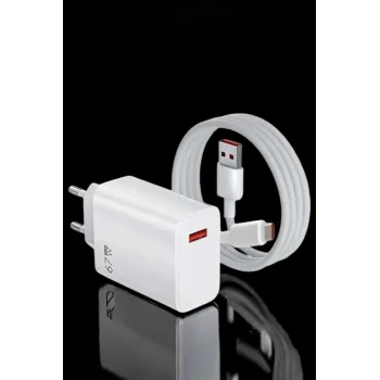 Şarj Aleti Turbo Hızlı 67W Type-C Hızlı Şarj