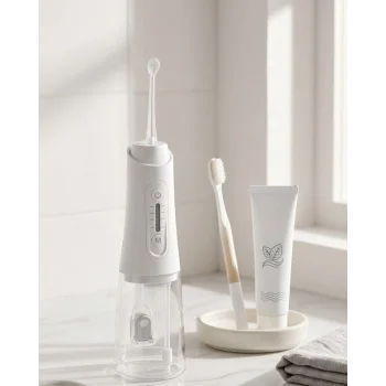 Şarjlı Ağız Duşu 4 Modlu 5 Başlıklı Derinlemesine Temizlik Cihazı