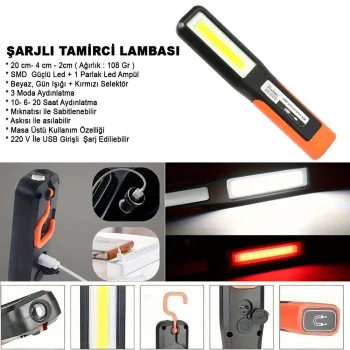 Şarjlı Tamirci Lambası Wt-297