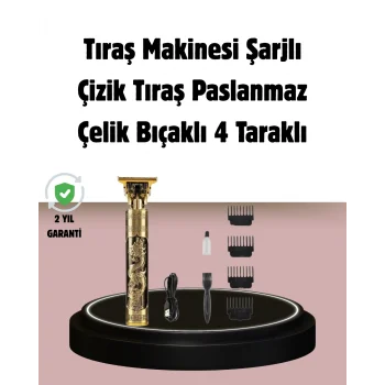 Şarjlı Titanyum lı Saç Kesme Makinesi